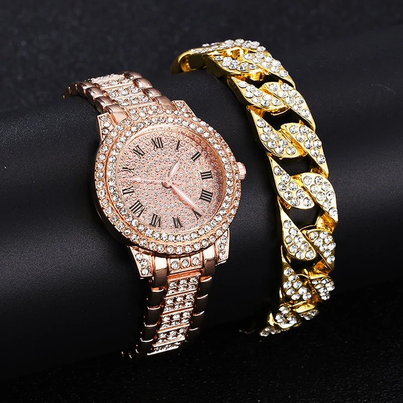 Diamond Crystals Watch and Bracelet Set - Image 3