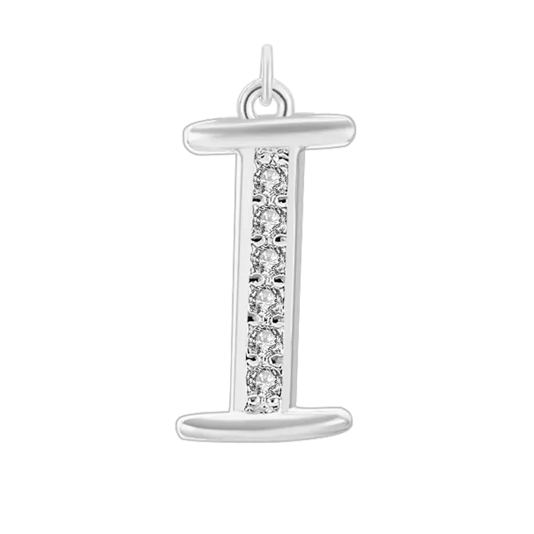 Diamond-Embedded Capital 26 English Letter Pendant Set - Image 31