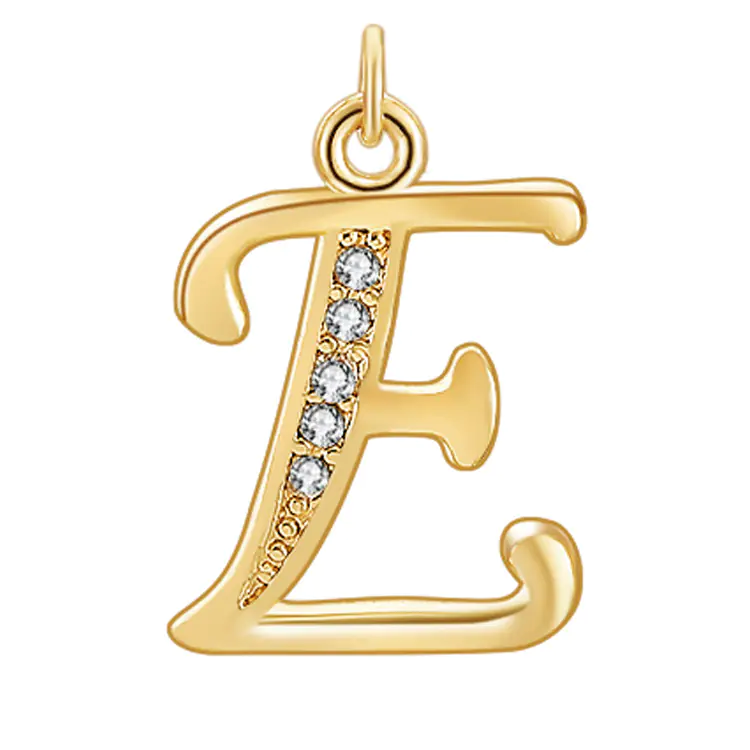 Diamond-Embedded Capital 26 English Letter Pendant Set - Image 69