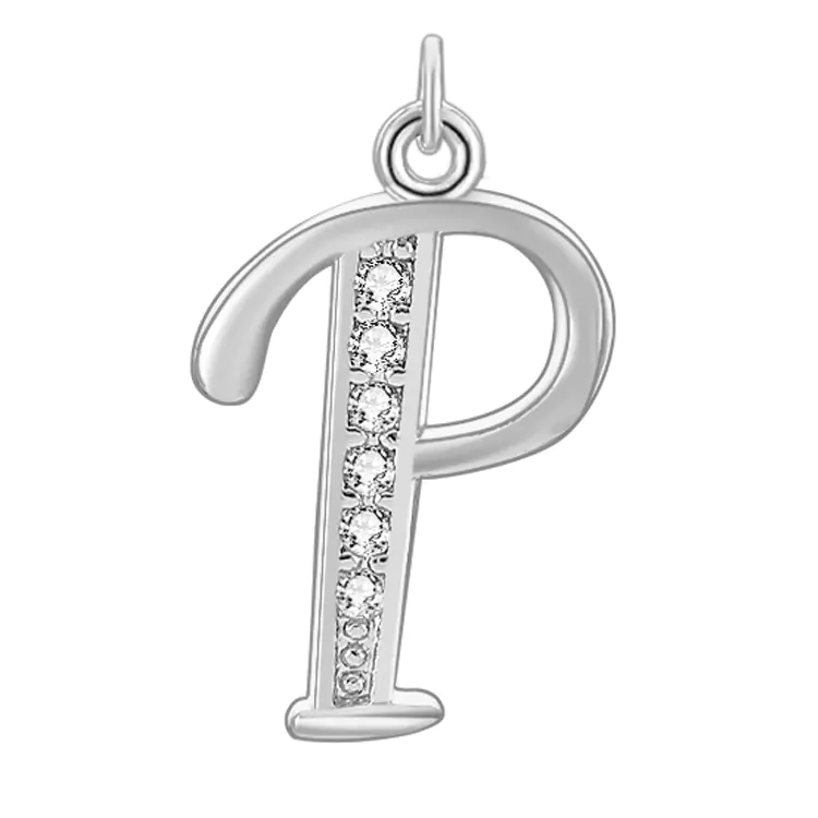 Diamond-Embedded Capital 26 English Letter Pendant Set - Image 79