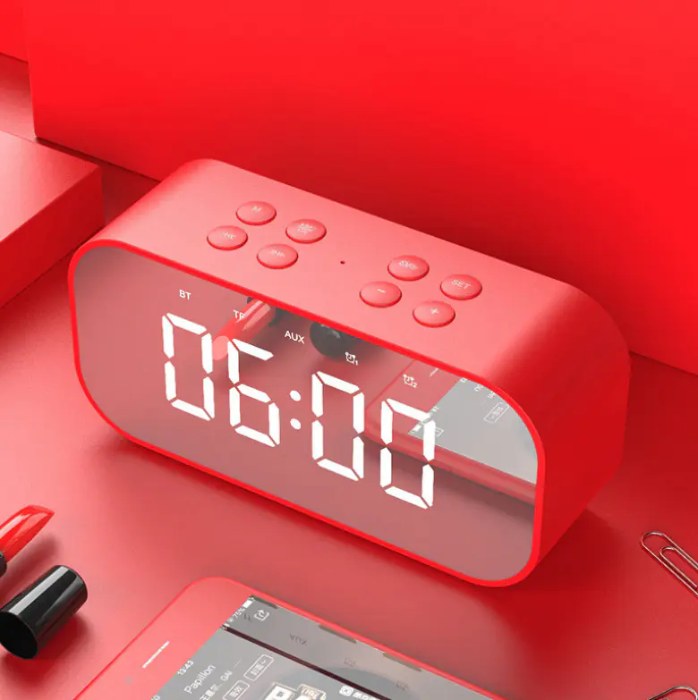 Digital Clock with Bluetooth Speaker and Multifunctional Design - Image 7