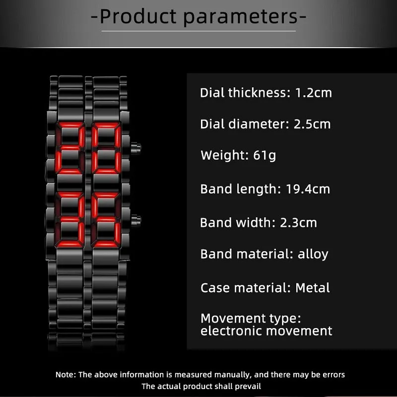 Digital Lava Wristwatch for Men - Image 2