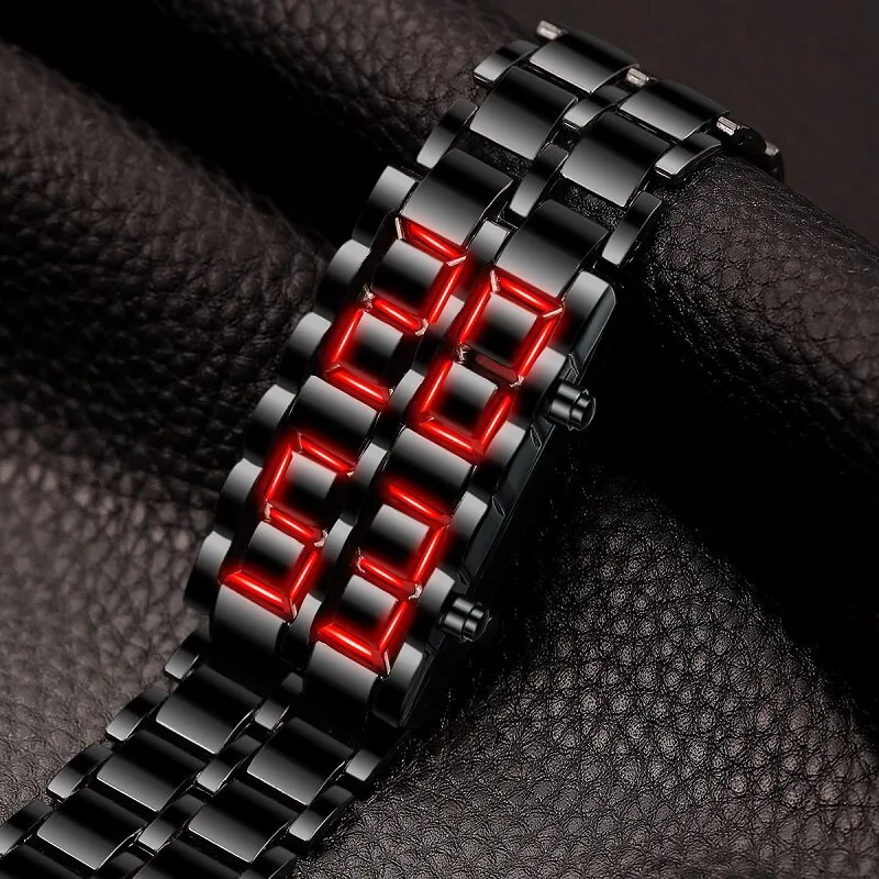 Digital Lava Wristwatch for Men - Image 3