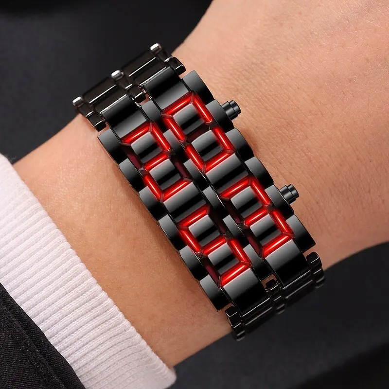 Digital Lava Wristwatch for Men - Image 4
