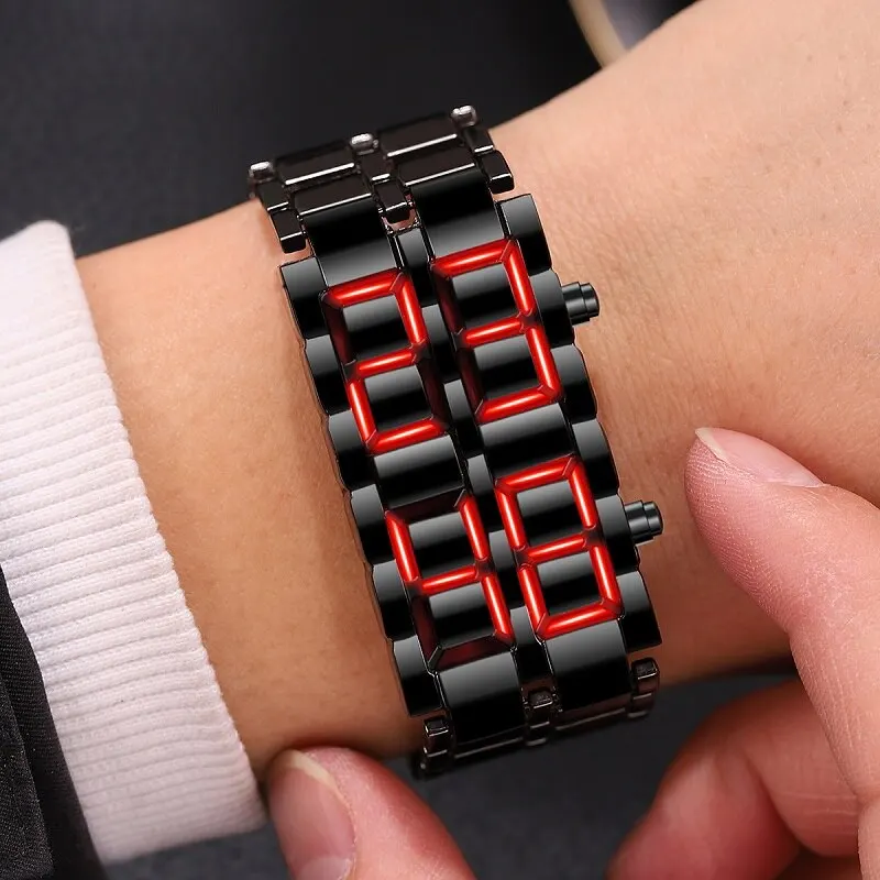 Digital Lava Wristwatch for Men - Image 5