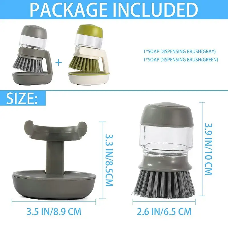 Dishwashing Brush with Soap Dispenser - Image 5