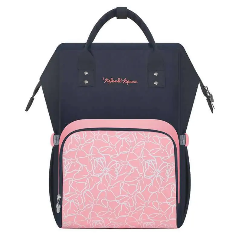 Disney Mickey & Minnie Pocket Patterned Diaper Bag - Image 5