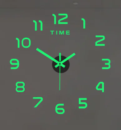 DIY 3D Frameless Wall Clock Kit - Image 12