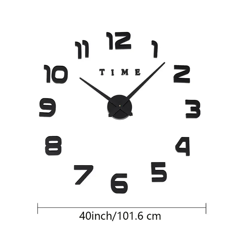 DIY 3D Frameless Wall Clock Kit - Image 6