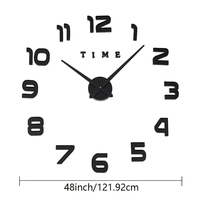DIY 3D Frameless Wall Clock Kit - Image 7