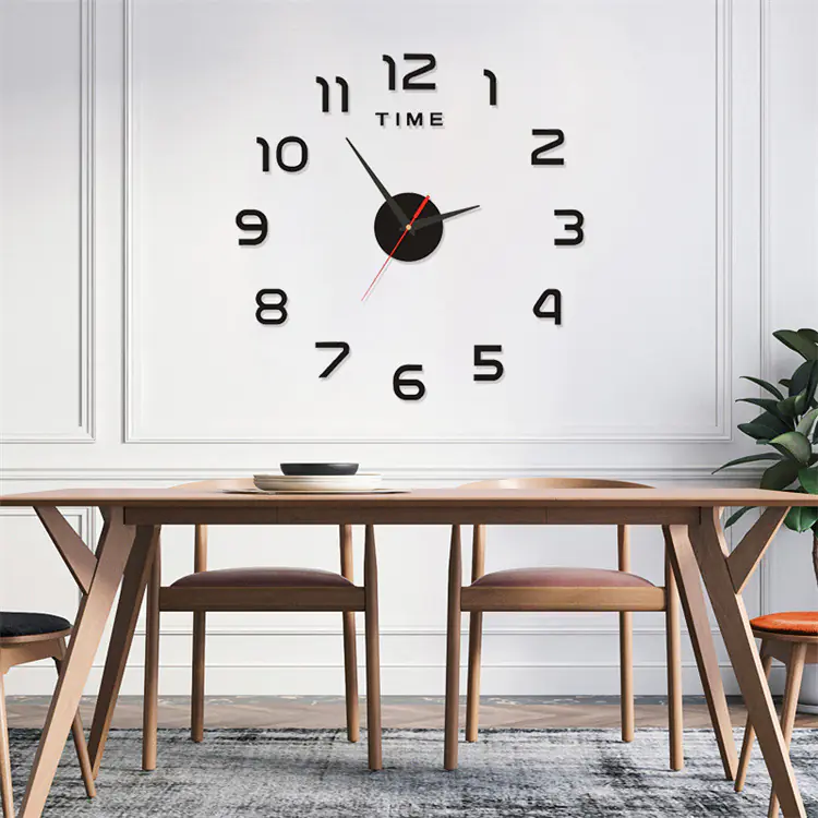 DIY 3D Frameless Wall Clock Kit - Image 8