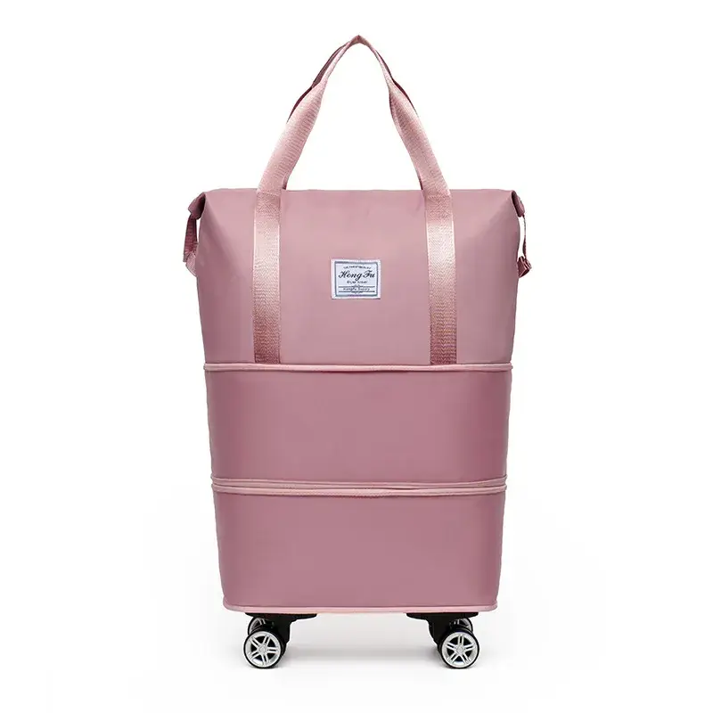 Double-Layer Extended Large Capacity Travel Bag With Wheels - Image 13