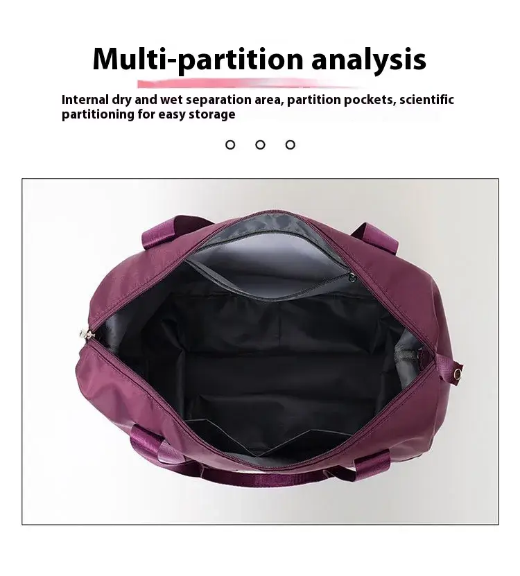 Double-Layer Extended Large Capacity Travel Bag With Wheels - Image 2