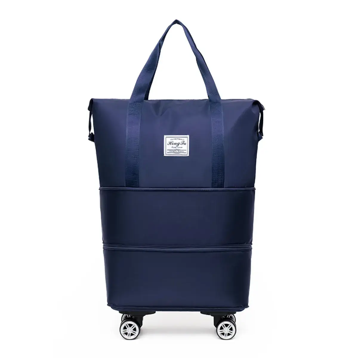 Double-Layer Extended Large Capacity Travel Bag With Wheels - Image 8