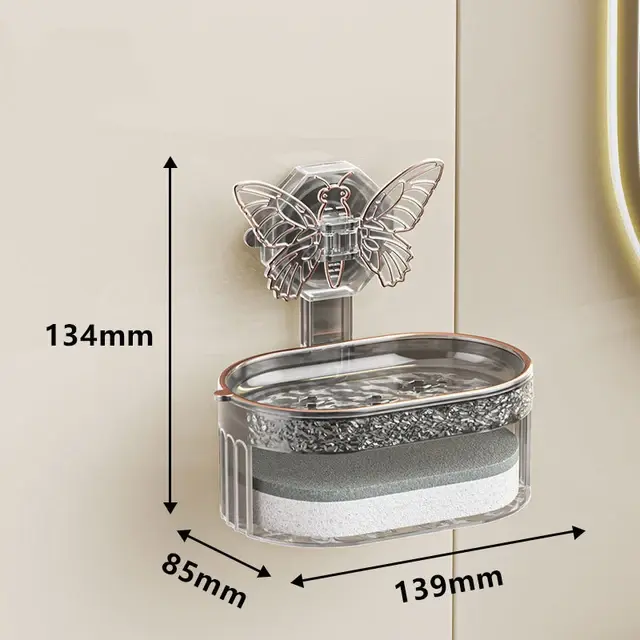 Double-Layer Suction Soap Holder - Image 10
