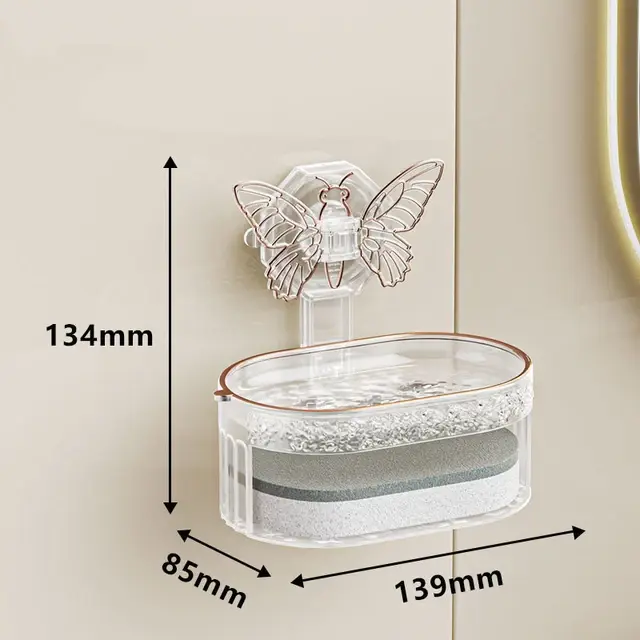 Double-Layer Suction Soap Holder - Image 9