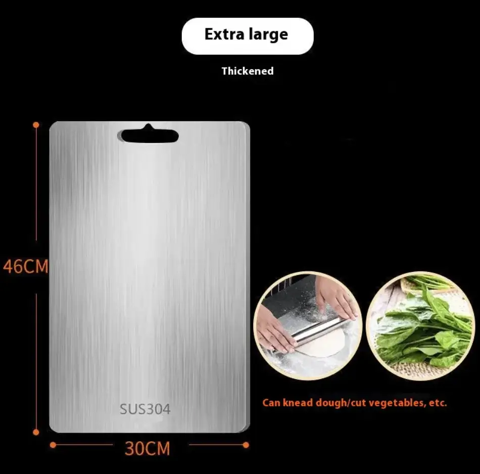 Double-Sided Stainless Steel Cutting Board - Image 15