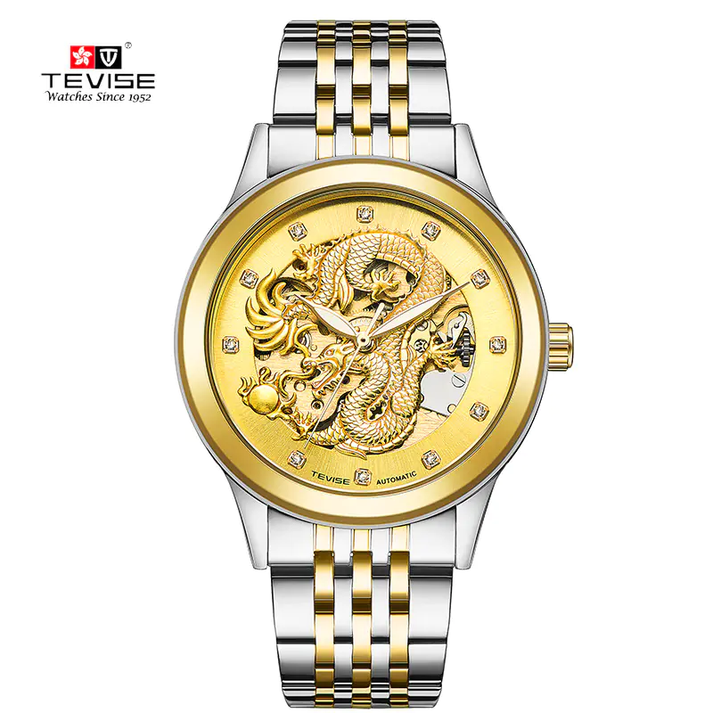Dragon and Phoenix Couple Mechanical Watches (Automatic) - Image 3