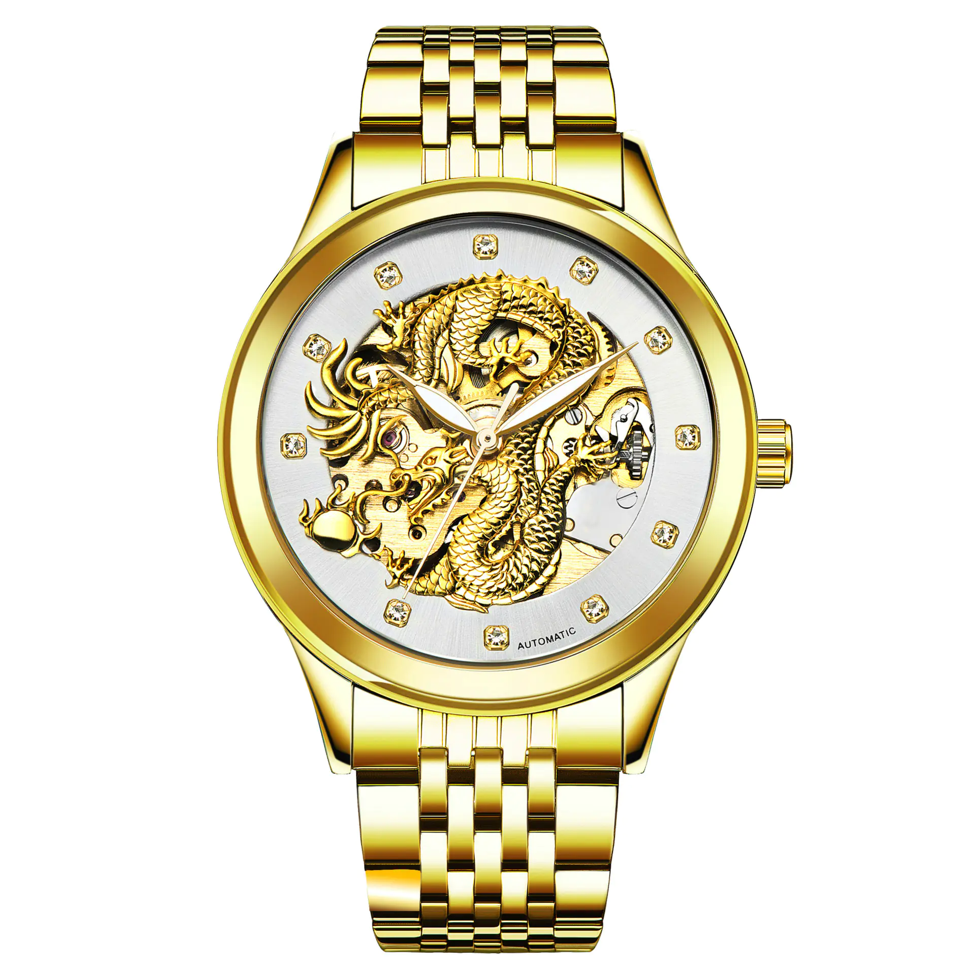 Dragon and Phoenix Couple Mechanical Watches (Automatic) - Image 5