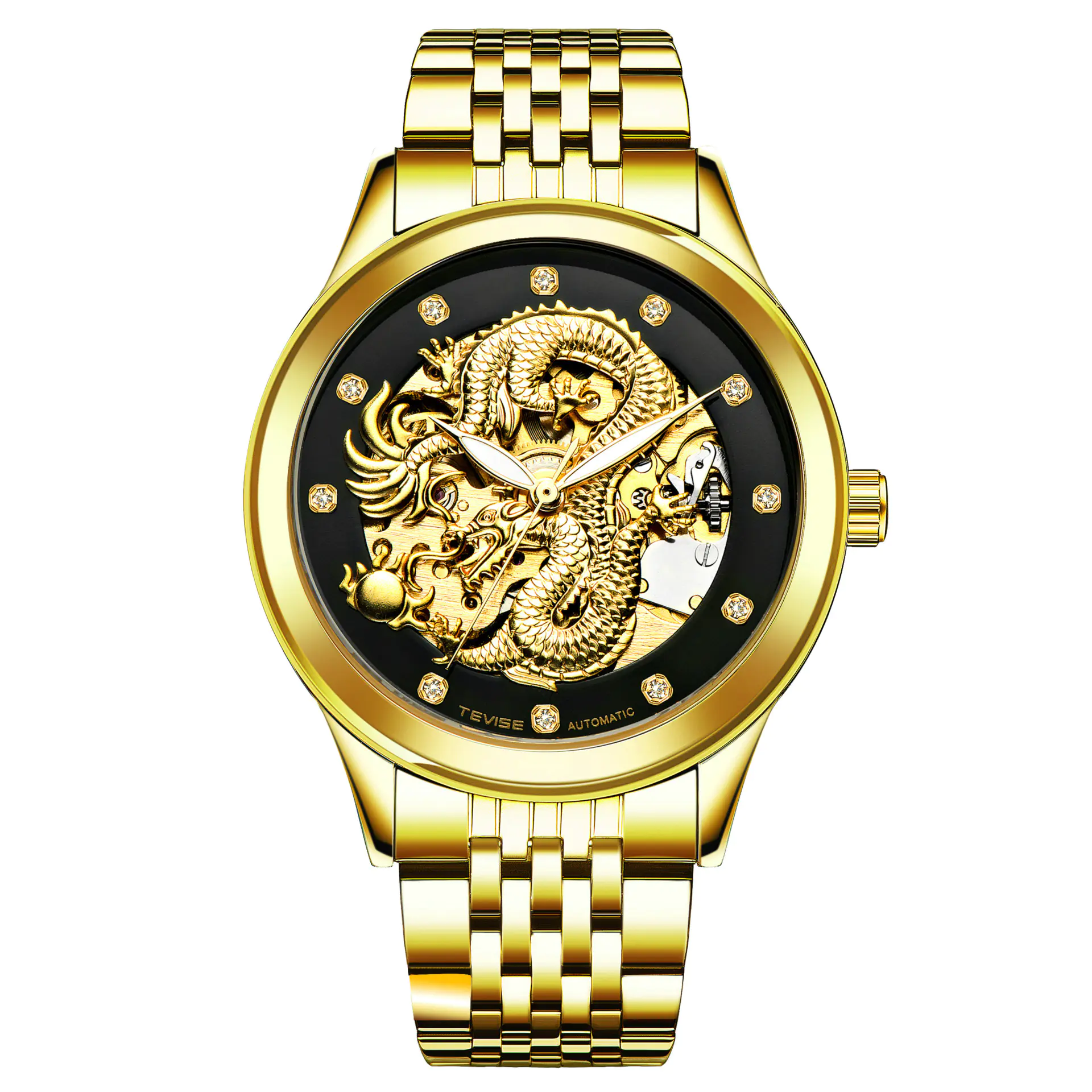 Dragon and Phoenix Couple Mechanical Watches (Automatic) - Image 7