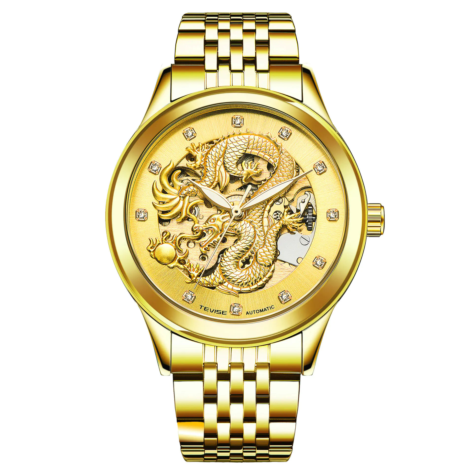 Dragon and Phoenix Couple Mechanical Watches (Automatic) - Image 8