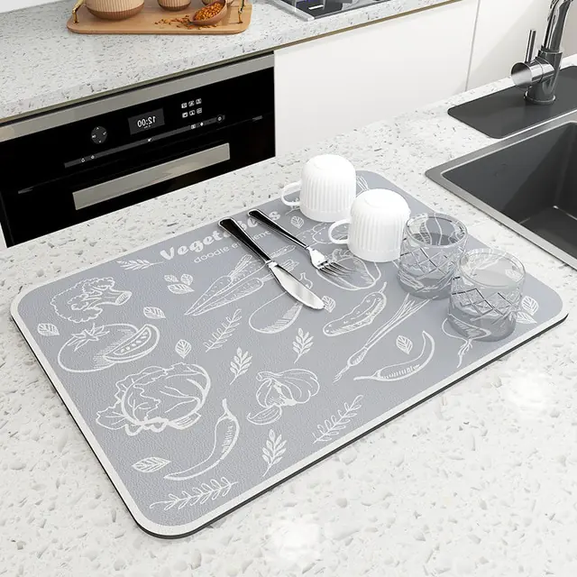 Drain Pad Rubber Dish Drying Mat - Image 29