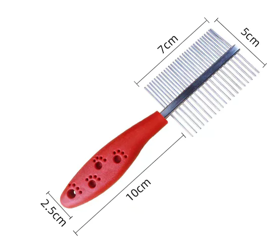 Dual-Sided Stainless Steel Pet Hair Remover Brush (One) - Image 3