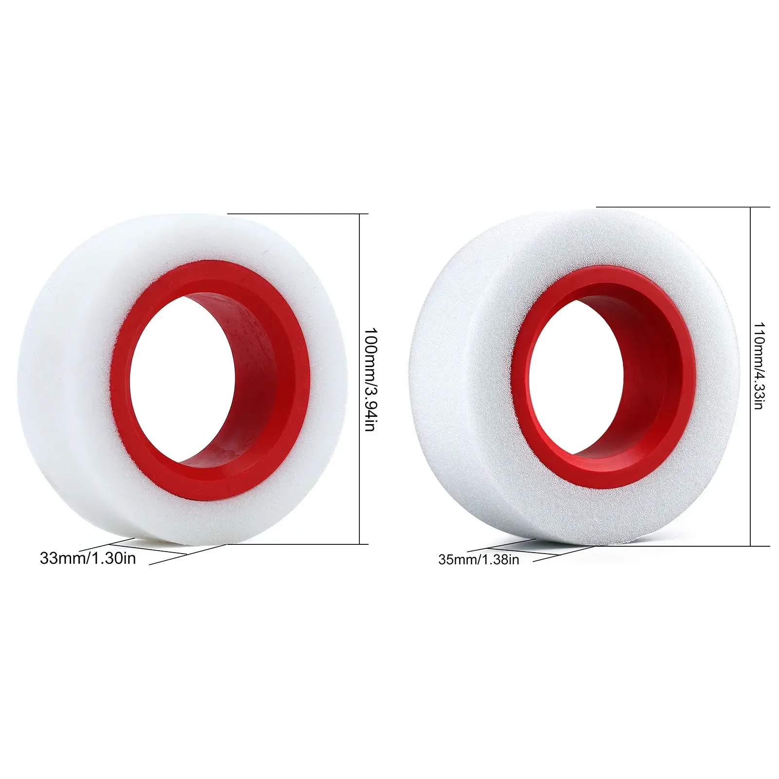 Dual Stage TPE Foam Wheel Tires - Image 2