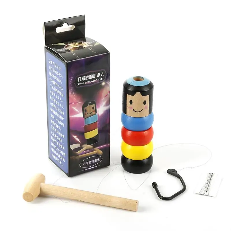 Durable Wood Man Toy - Image 2