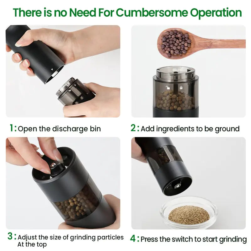 Electric Automatic Pepper And Salt Grinder - Image 5