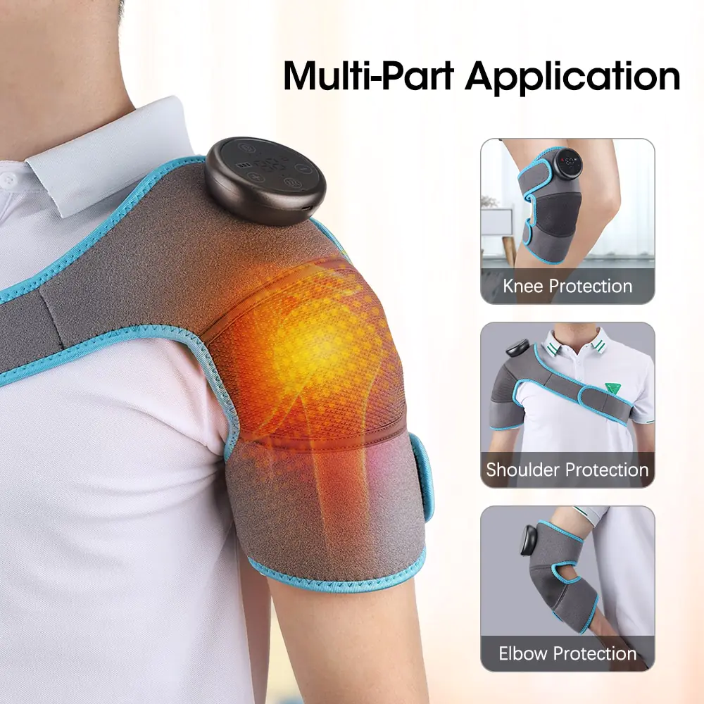 Electric Heating Joint Massage Belt Pad Vibration - Image 2
