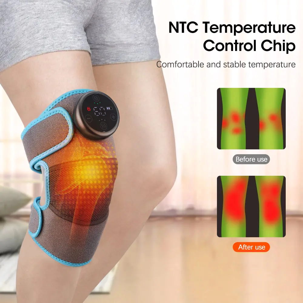 Electric Heating Joint Massage Belt Pad Vibration - Image 3