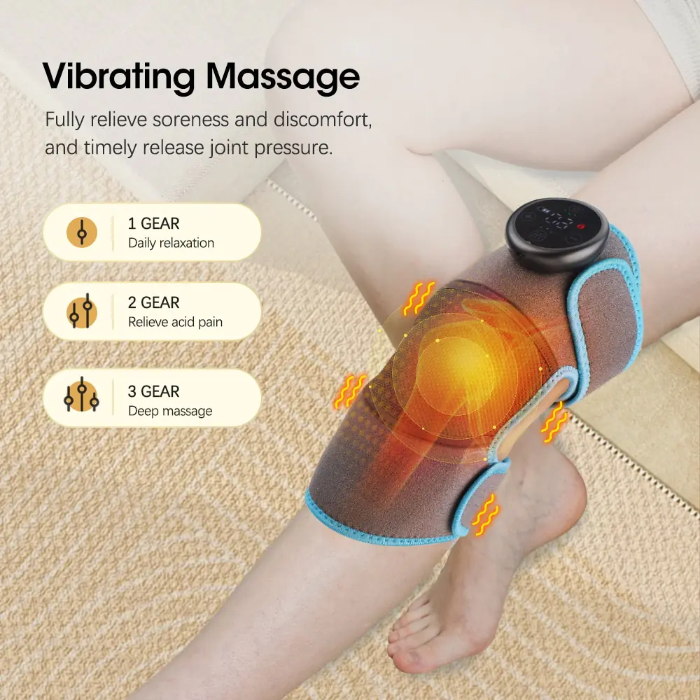 Electric Heating Joint Massage Belt Pad Vibration - Image 6