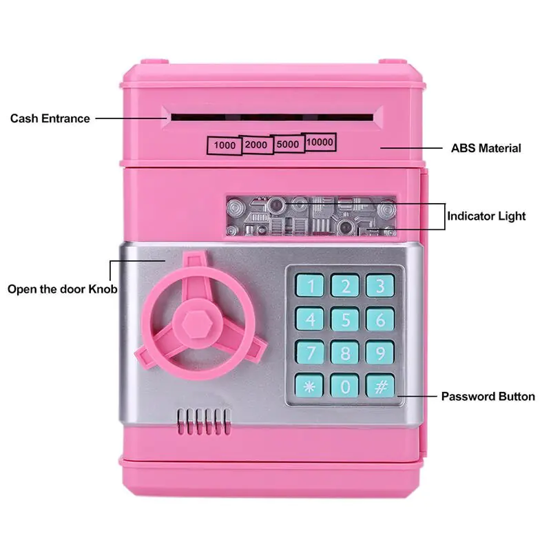 Electronic Piggy Bank ATM Mini Money Box - Image 4