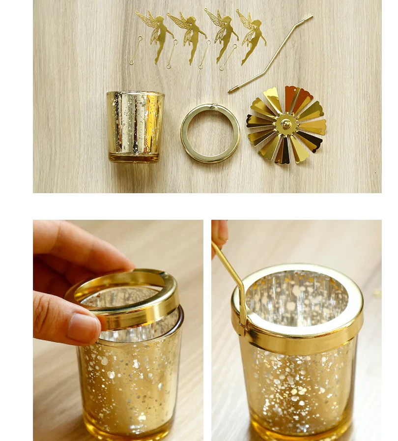 European Style Rotating Candle Holder for Modern Dining - Image 3