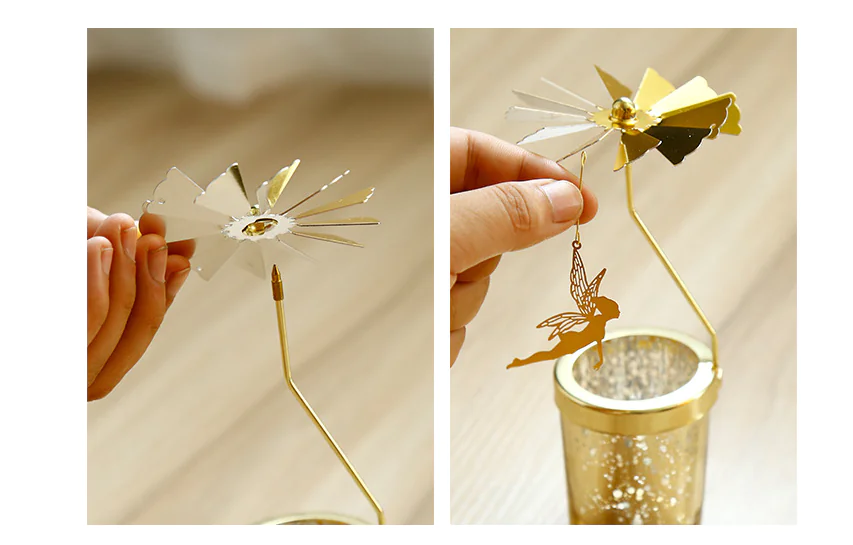 European Style Rotating Candle Holder for Modern Dining - Image 4
