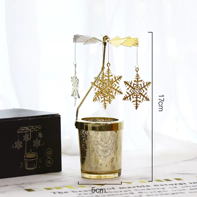 European Style Rotating Candle Holder for Modern Dining - Image 5