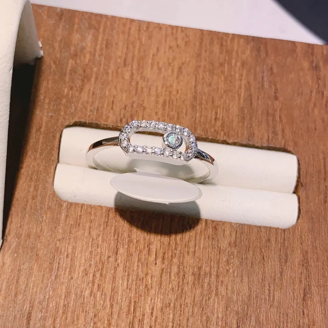 European Style Simple Micro-Inlaid Zircon Ring - Image 12
