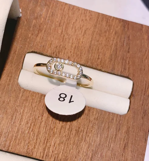 European Style Simple Micro-Inlaid Zircon Ring - Image 3