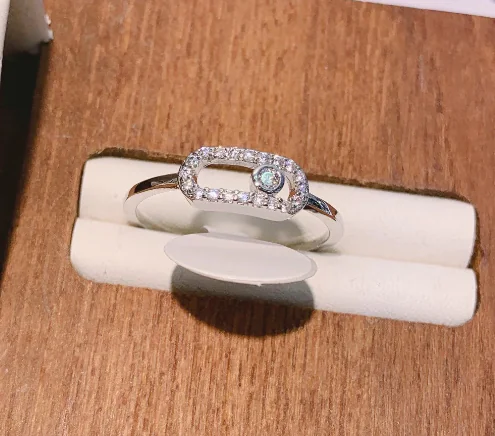 European Style Simple Micro-Inlaid Zircon Ring - Image 6