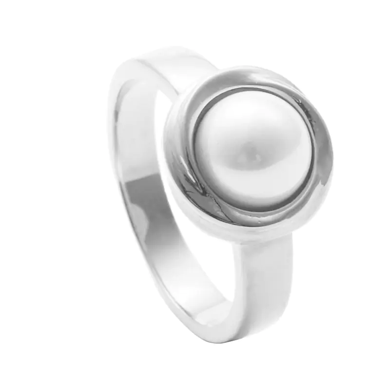 Fashion Titanium Steel Natural Stone Women's Ring - Image 3