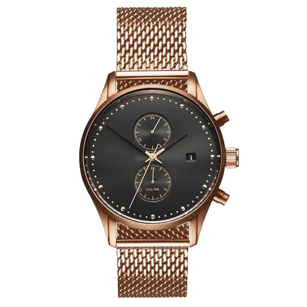 Fashionable Men's Quartz Watch with Calendar Feature - Image 3