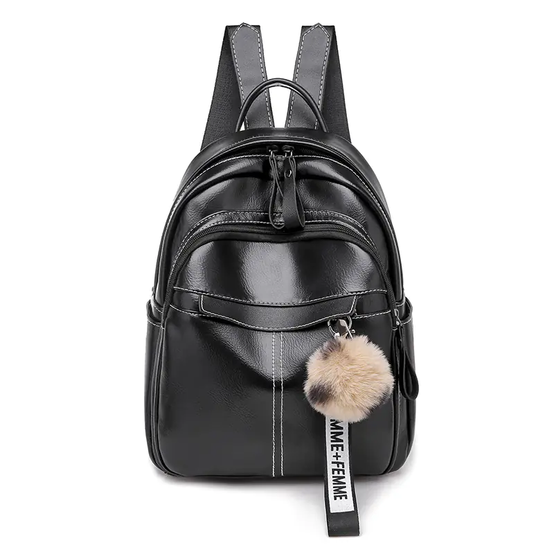Fashionable Soft Leather Women's Backpack 2020 Model