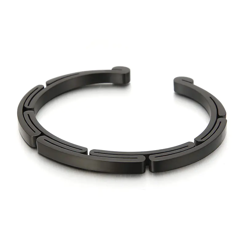 Fashionable Stainless Steel Couple Bracelet for All Occasions - Image 3