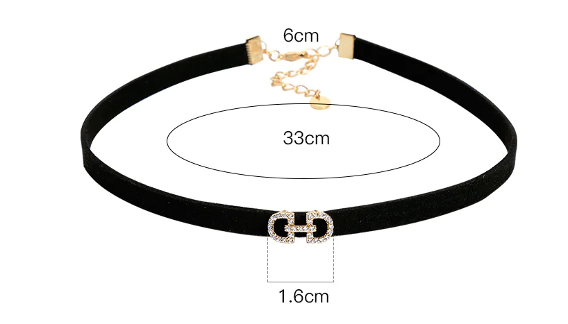 Fashionable Velvet Choker for Trendy Individuals