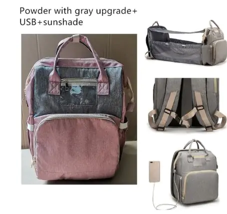 Foldable bed diaper bag - Image 9