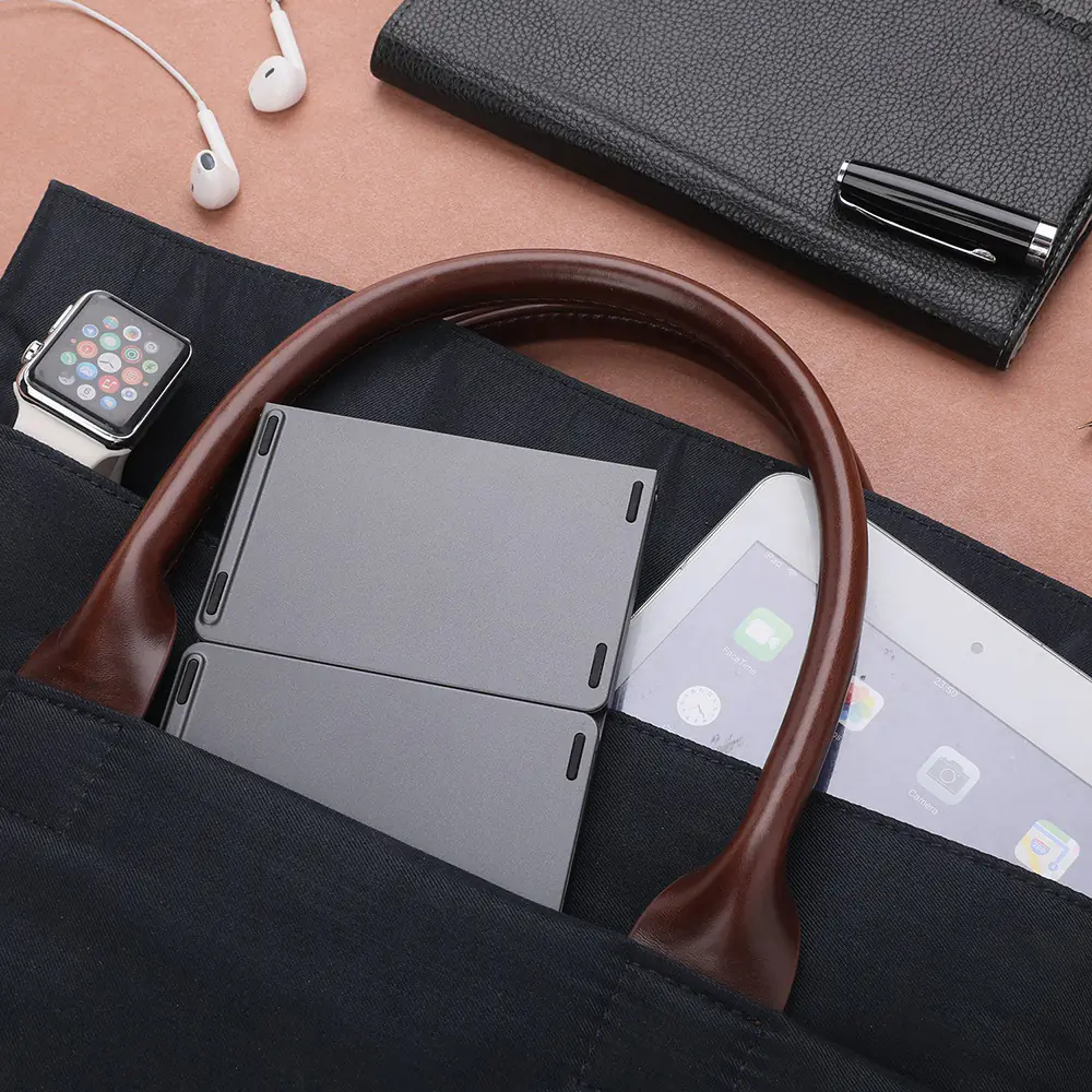 Foldable Mini Keyboard with Wireless Bluetooth Touchpad - Image 2