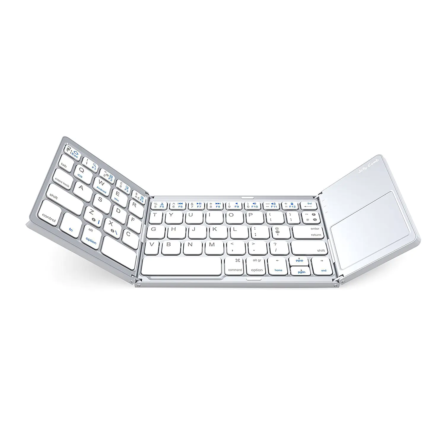Foldable Mini Keyboard with Wireless Bluetooth Touchpad - Image 3