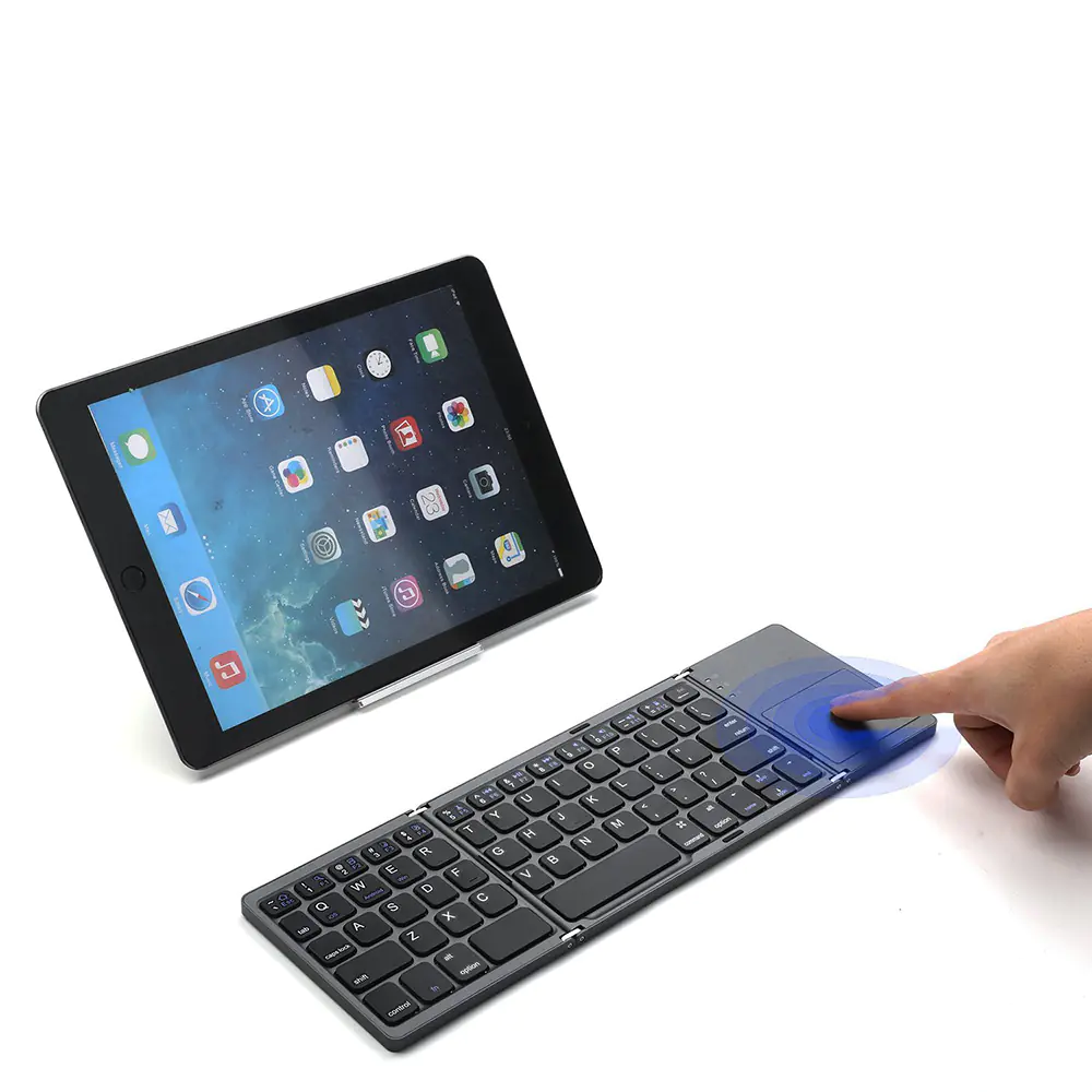 Foldable Mini Keyboard with Wireless Bluetooth Touchpad - Image 5