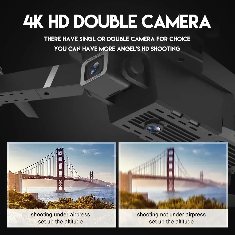 Foldable RC Helicopter With 1080P Wide Angle Dual HD Camera - Image 3